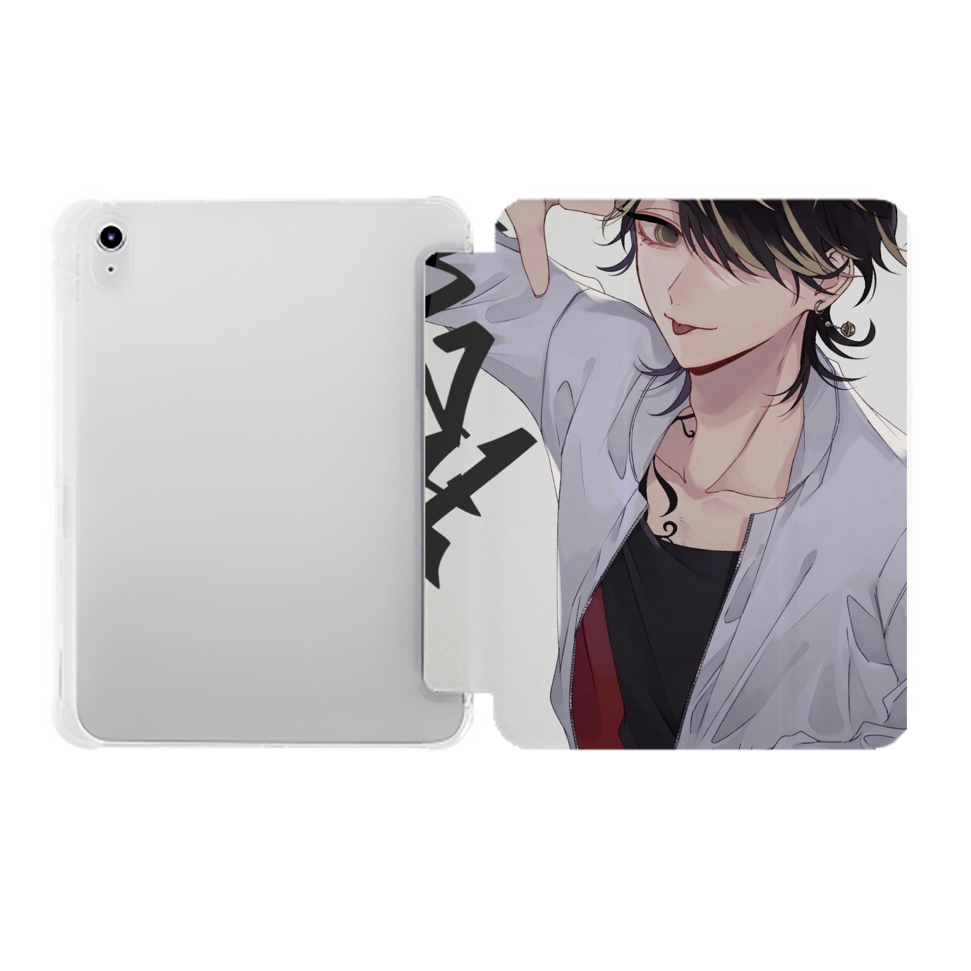 （画像用） 東京リベンジャーズ Tokyo Revengers IPad ケース ペン収納付き 三つ折りスタンド PUレザー×シリコン 対応機種9.5/10.5/10.9インチ
